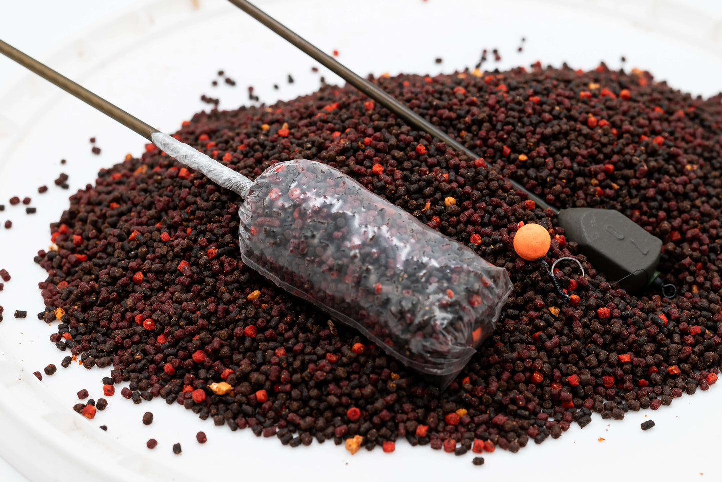 Bag PVA Brutality Red PRO cu tija de plastic 4 mm si insertie INOX - Myon Baits