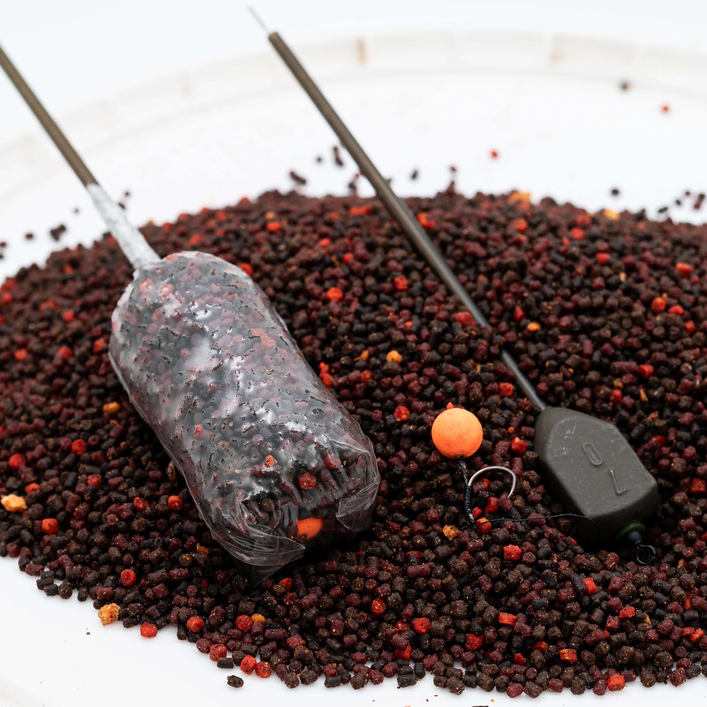Bag PVA Brutality Red PRO cu tija de plastic 4 mm si insertie INOX - Myon Baits