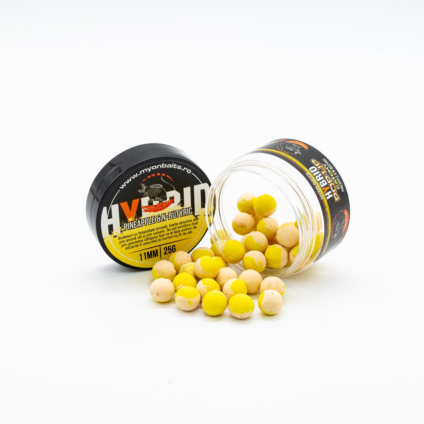 Hybrid Pop Up Catchy Pineapple & N-Butyric 11 mm - Myon Baits