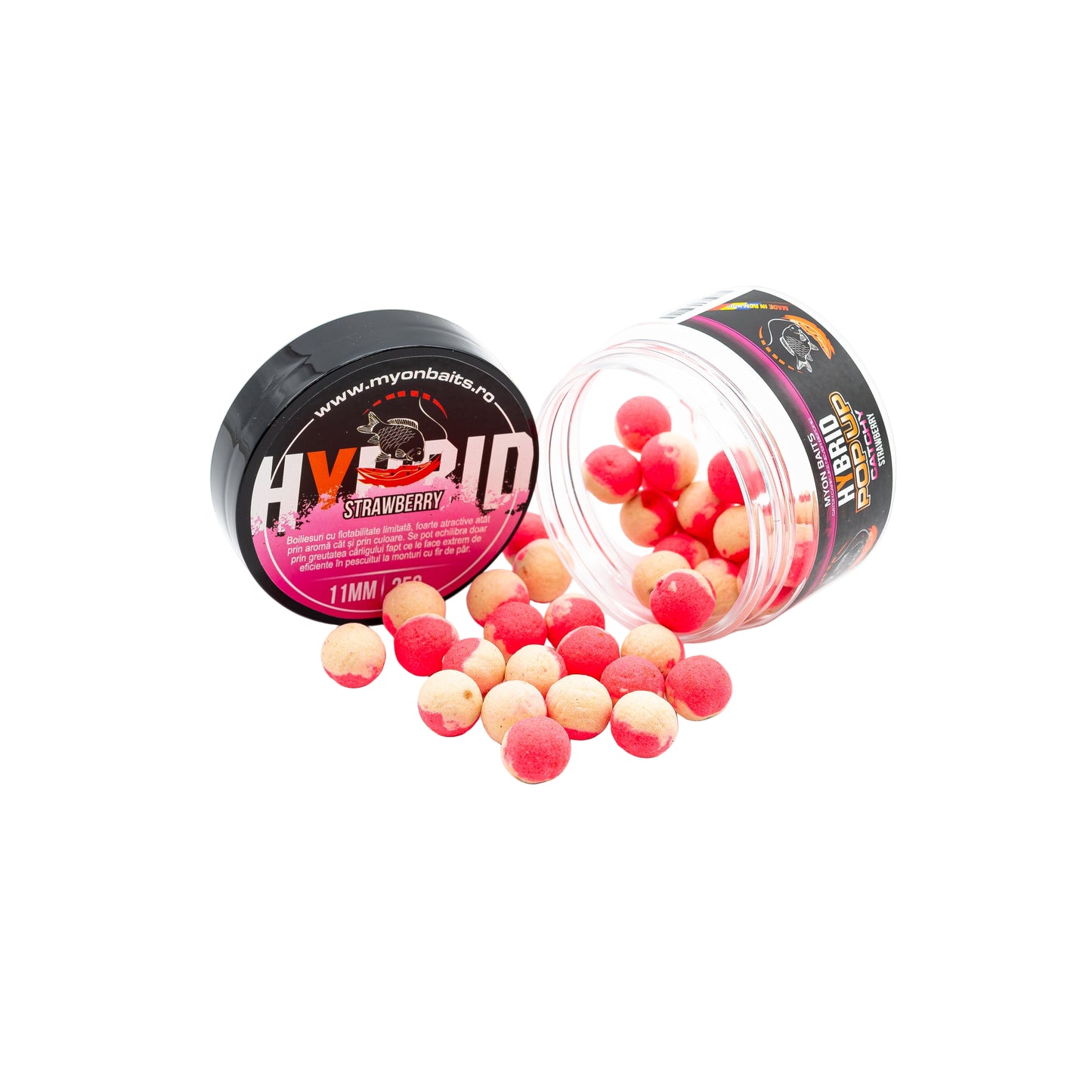 Hybrid Pop Up Catchy Strawberry 11 mm - Myon Baits