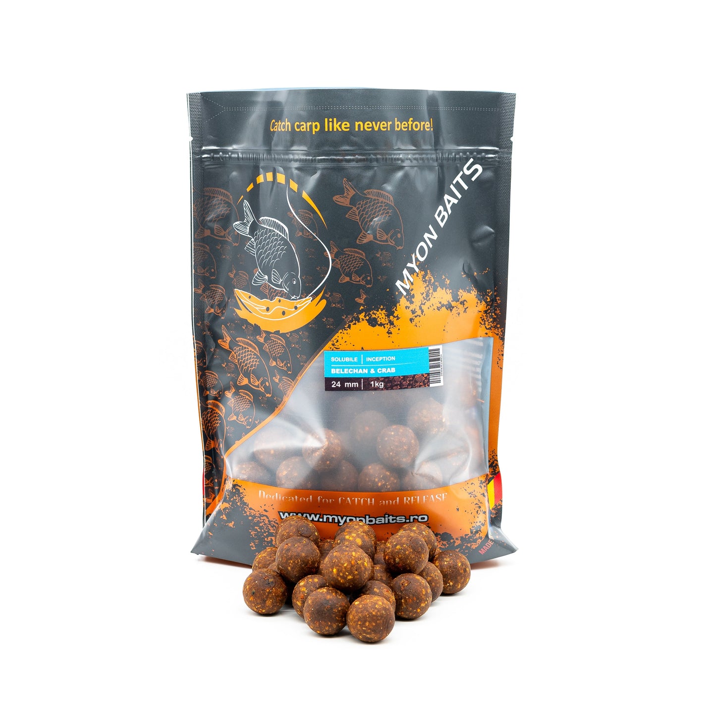 Licitatie - Pachet 10 kg Solubile Inception 24 mm - Myon Baits