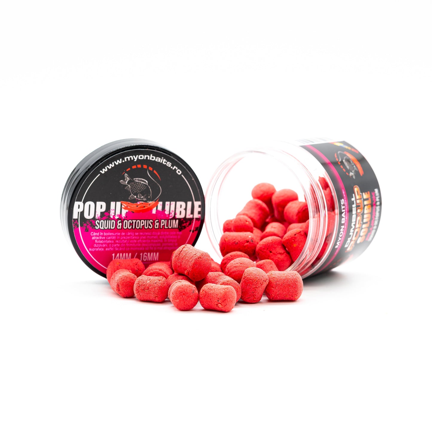 Pop Up Solubil Dumbell PlumPink - Myon Baits