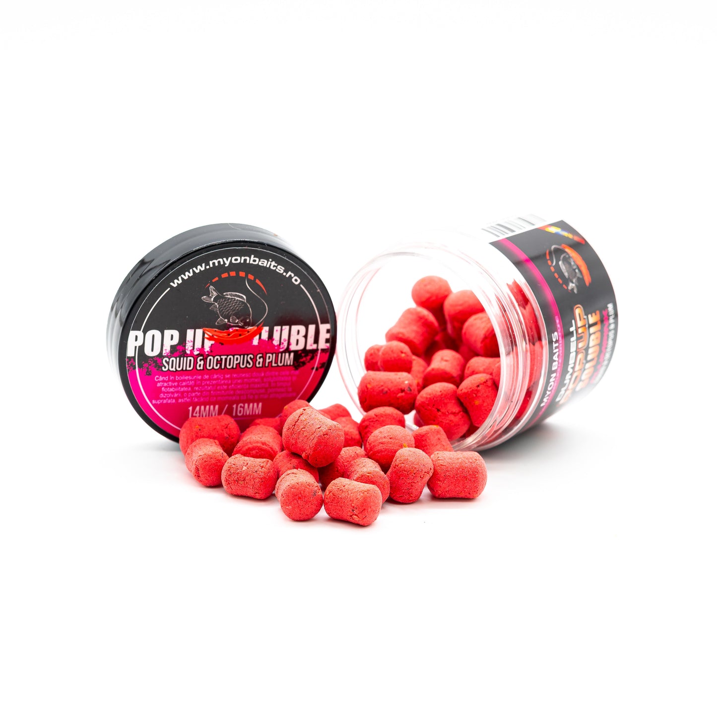 Pop Up Solubil Dumbell PlumPink - Myon Baits