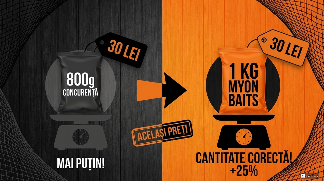 La Myon Baits, Punga a rămas la Kilogram!