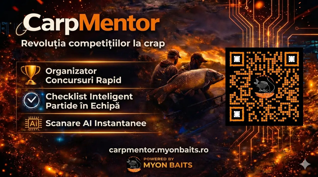 CarpMentor: Revoluția Digitală în Pescuitul la Crap – Organizare concursuri și partide de pescuit într-o singură aplicație carpium