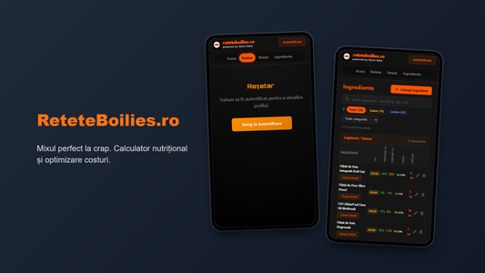 ReteteBoilies.ro : Calculator Nutrițional și Costuri Nadă