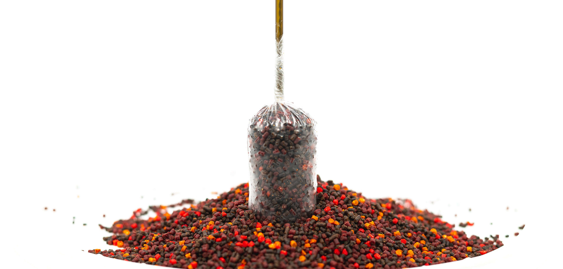 Bag PVA Brutality Red PRO cu tija de plastic 4 mm si insertie INOX - Myon Baits