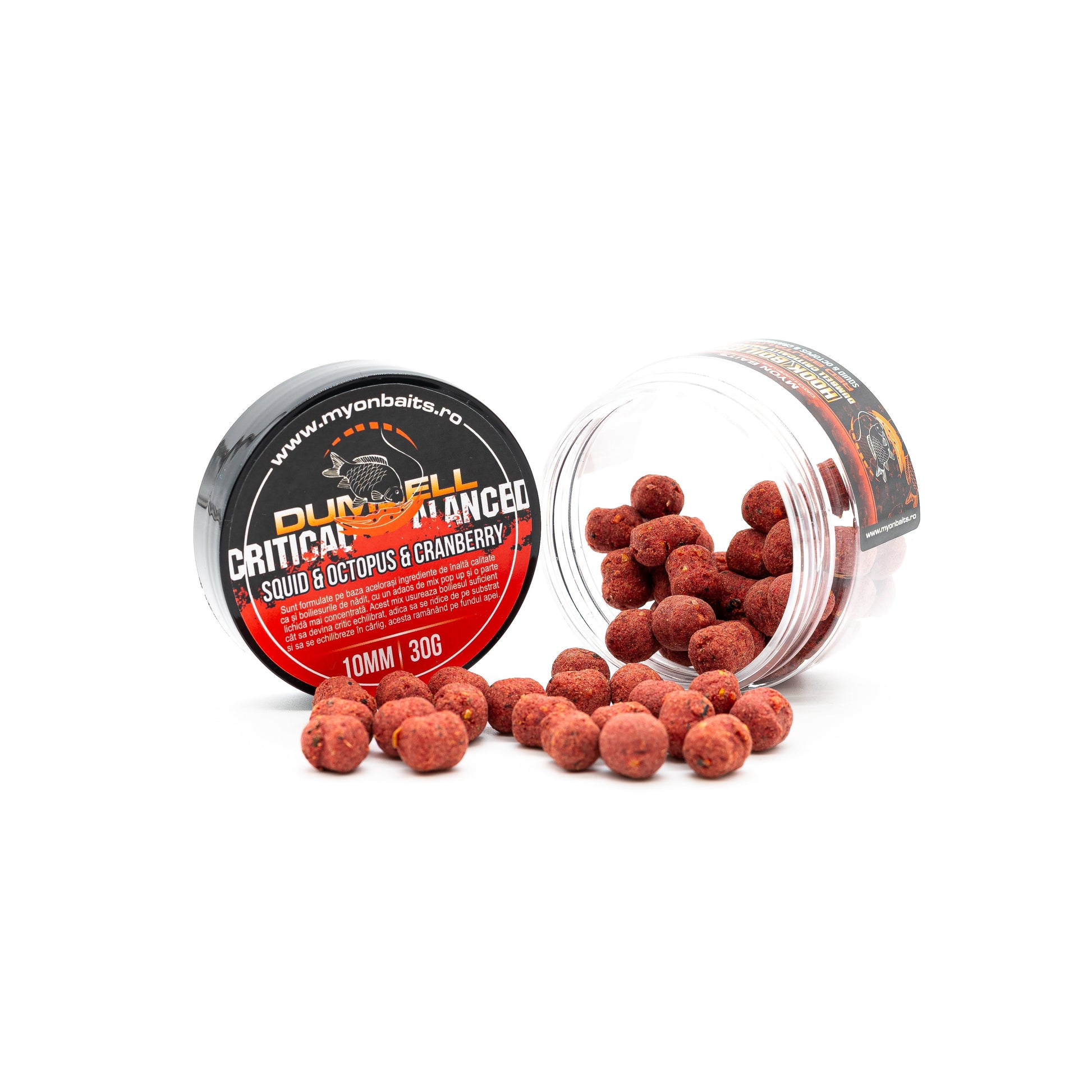 Critic Echilibrate Dumbell Red Brutality 10 mm - Myon Baits