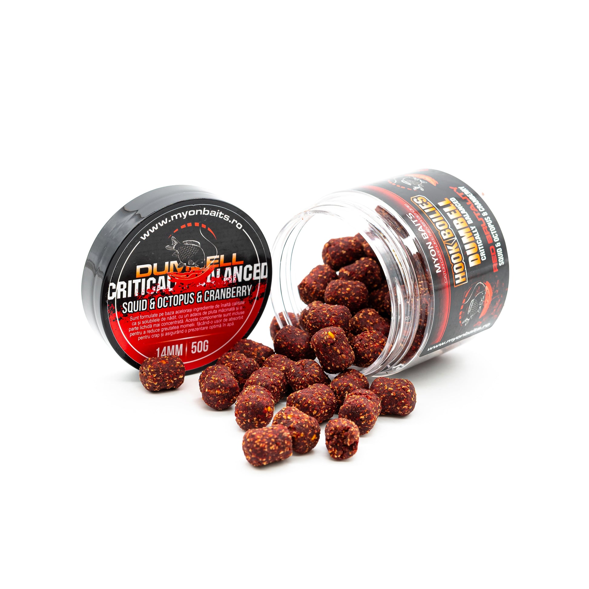 Critic Echilibrate Dumbell Red Brutality 14 mm - Myon Baits