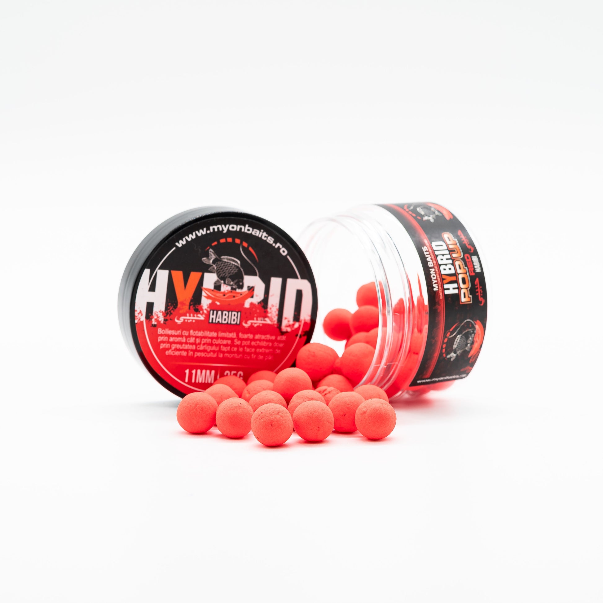 Hybrid Pop Up RED Habibi 11 mm - Myon Baits