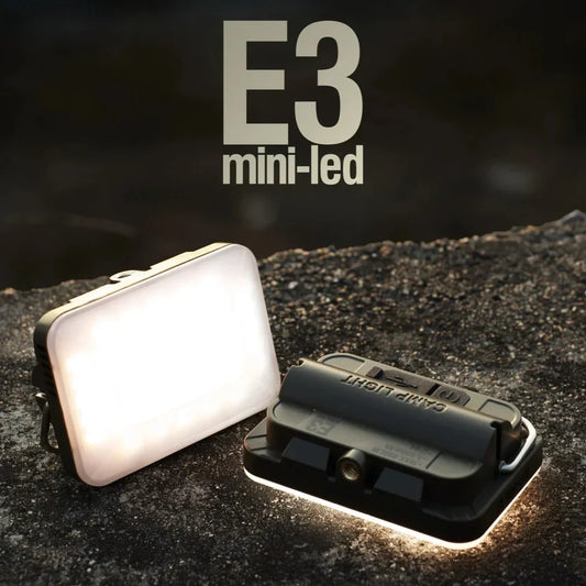 Lampa LED portabila MINI E3 – iluminare cort si stand de pescuit - Other