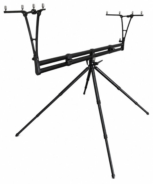 Rod Pod East Shark Premium Biturbo Full Black 3/4 Posturi