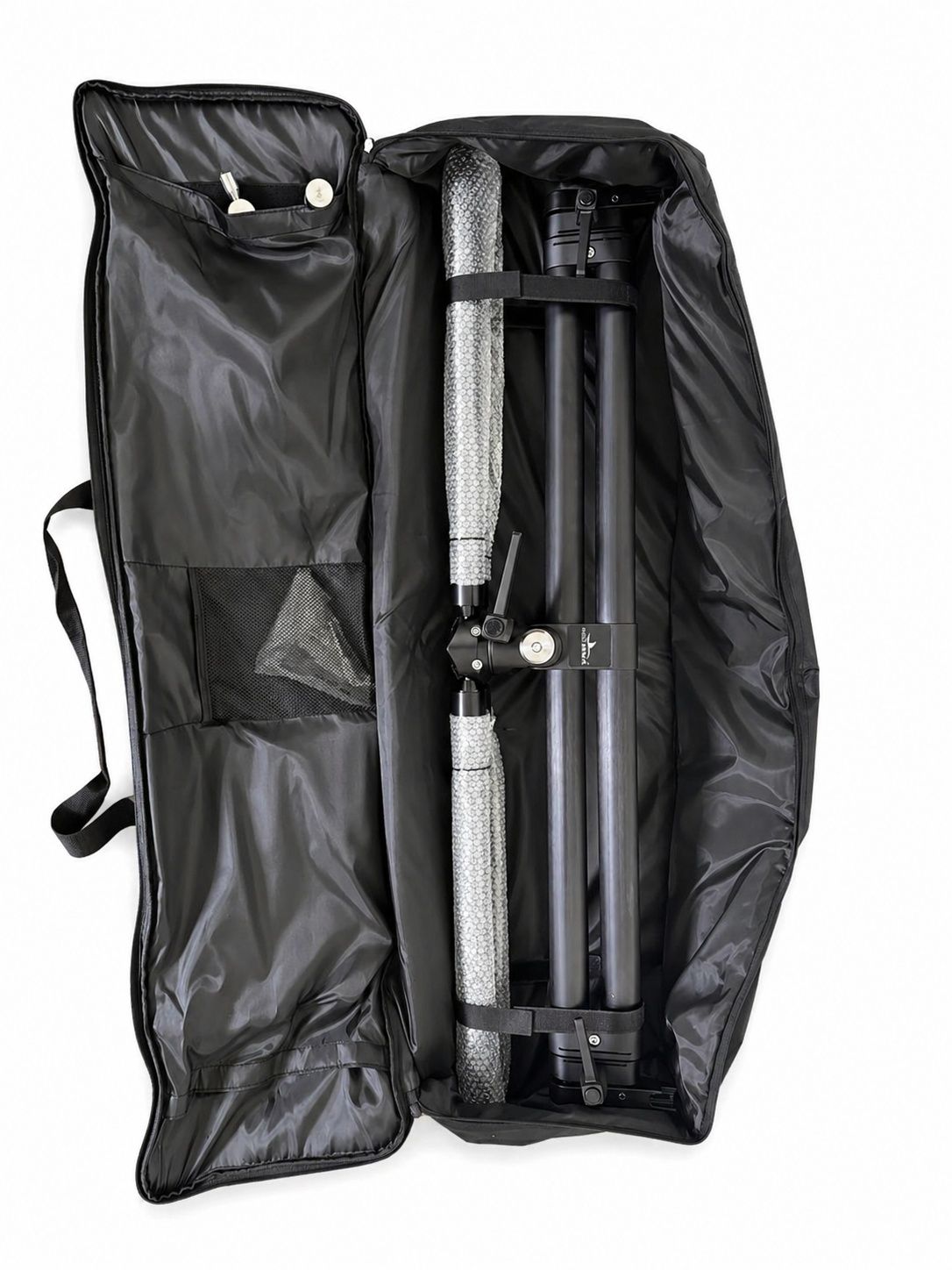 Rod Pod East Shark Premium Biturbo Full Black - Husa Matlasata de Transport cu Compartimente