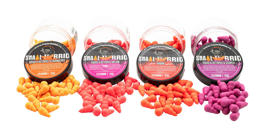 Snail Hybrid Pop Up Master Pack (Set 4 cutii) - 15x8 mm - Myon Baits