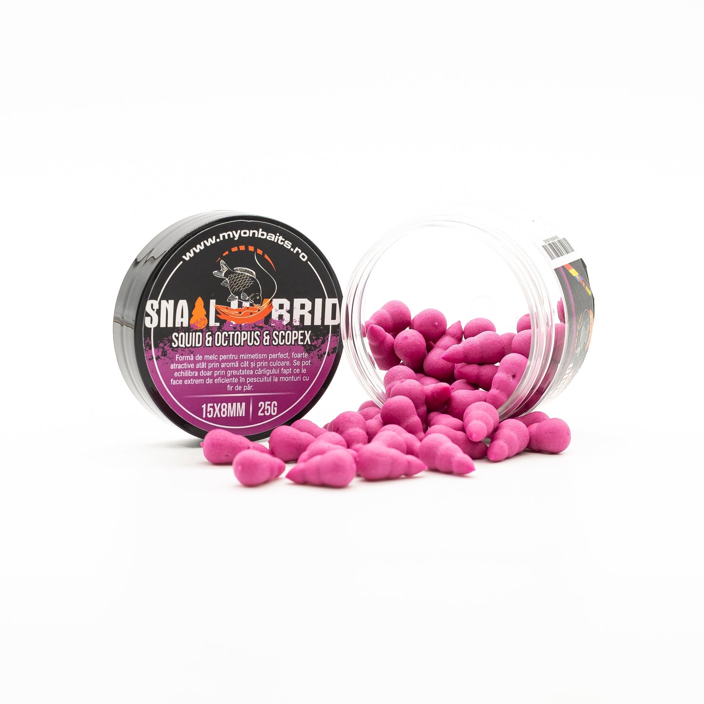 Snail Hybrid Pop Up SquidEx - 15x8 mm - Myon Baits