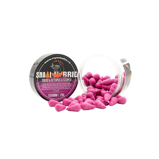 Snail Hybrid Pop Up SquidEx - 15x8 mm - Myon Baits