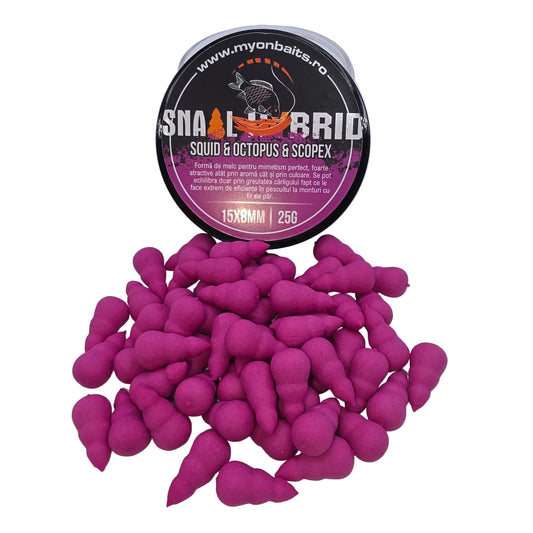 Snail Hybrid Pop Up SquidEx - 15x8 mm - Myon Baits
